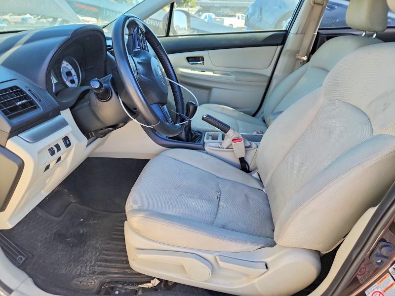 2013 Subaru Impreza VIN JF1GPAL61D1869759 COPART salvage auction — WATER/FLOOD, Ca - Salvage Certificate, sold $1,200 on 2026-07-24 (photo 7)