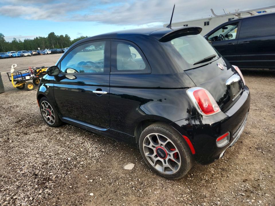 2015 Fiat 500 VIN 3C3CFFBR4FT561943 COPART salvage auction — MINOR DENT/SCRATCHES, On - Permit No Brand - Unfit, sold $550 on 2026-08-05 (photo 2)