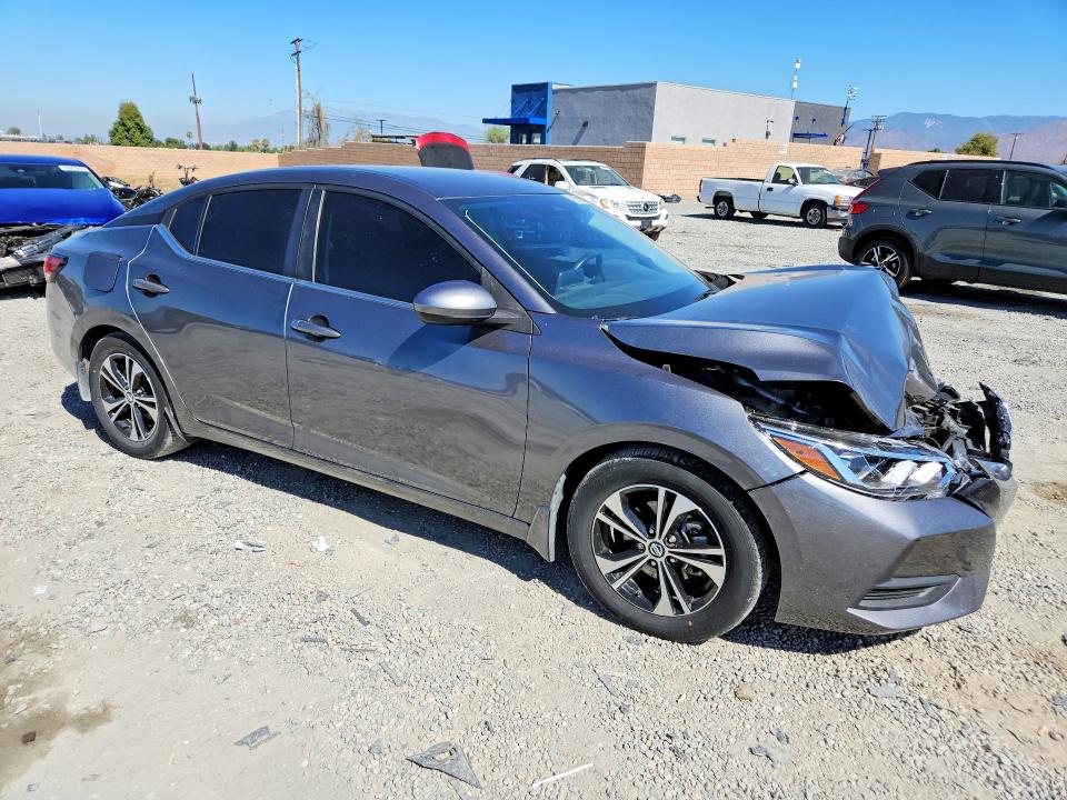 2021 Nissan Sentra VIN 3N1AB8CV8MY286750 COPART salvage auction — FRONT END, Ca - Salvage Certificate, sold $200 on 2026-07-29 (photo 4)