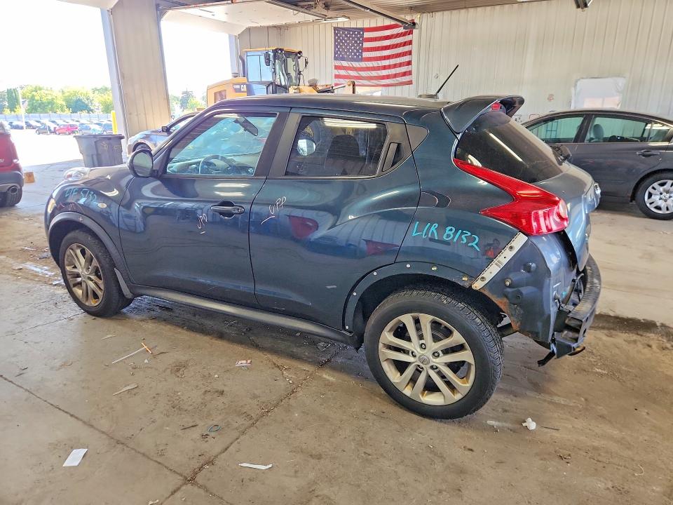 2013 Nissan Juke VIN JN8AF5MV0DT208572 COPART salvage auction — REAR END, Salvage Title, sold $250 on 2026-07-27 (photo 2)