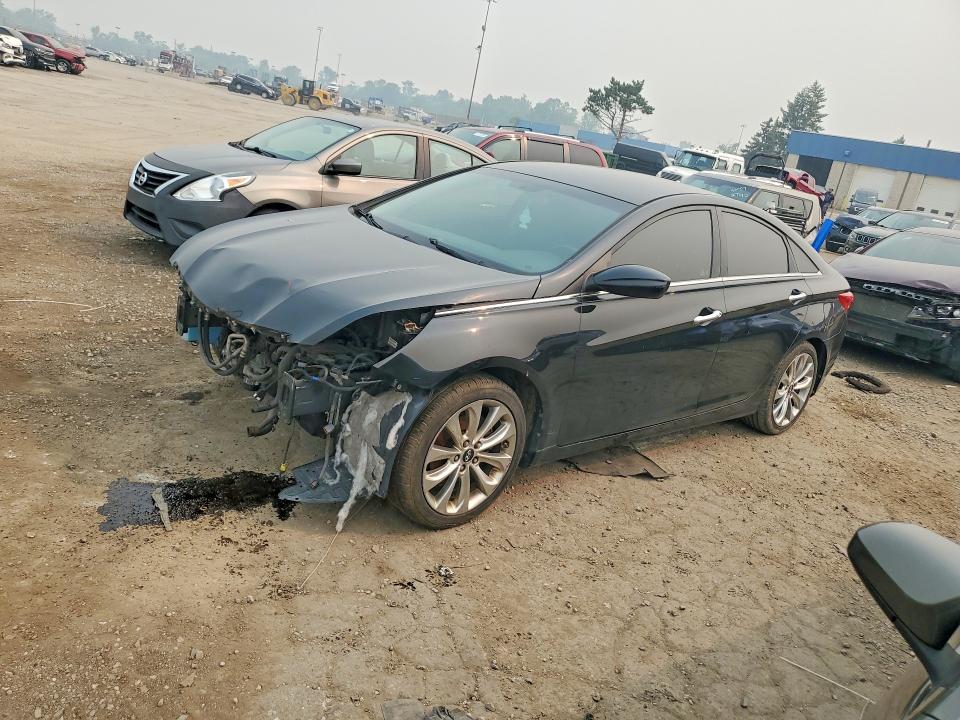 2013 Hyundai Sonata VIN 5NPEC4AC2DH783098 COPART salvage auction — FRONT END, Mi - Certificate Of Title, sold $300 on 2026-07-31 (photo 1)