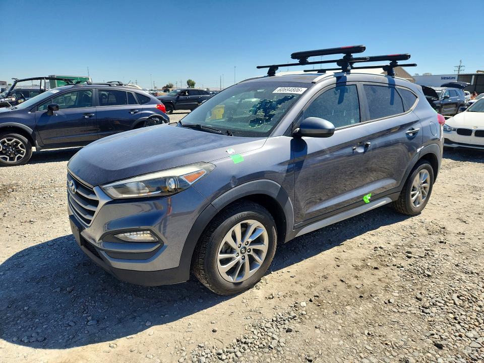 2018 Hyundai Tucson VIN KM8J3CA42JU648010 COPART salvage auction — VANDALISM, Co - Salvage Title, sold $3,350 on 2026-07-16 (photo 1)