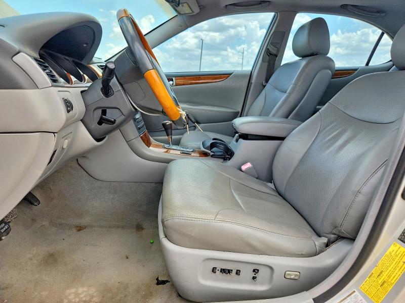 2005 Lexus Es 330 VIN JTHBA30G755122335 COPART salvage auction — REAR END, TX - SALVAGE VEHICLE TITLE (P), sold $850 on 2026-07-22 (photo 7)