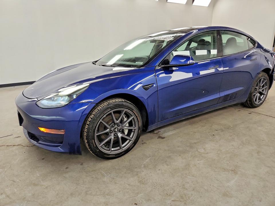 2022 Tesla Model 3 VIN 5YJ3E1EA5NF285728 COPART salvage auction — REAR END, IL - CERTIFICATE OF TITLE, sold $2,100 on 2026-07-27 (photo 1)