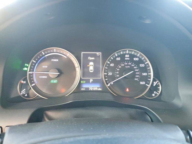 2018 Lexus Es 300h VIN JTHBW1GG0J2174574 COPART salvage auction — REAR END, Ca - Salvage Certificate, sold $2,600 on 2026-07-28 (photo 9)