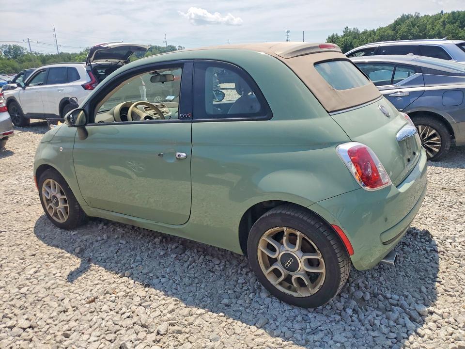 2015 Fiat 500 VIN 3C3CFFDR5FT640681 COPART salvage auction — MINOR DENT/SCRATCHES, Mt - Certificate Of Title, sold $100 on 2026-08-06 (photo 2)