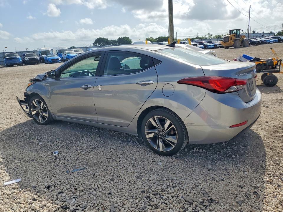 2014 Hyundai Elantra VIN KMHDH4AE6EU138942 COPART salvage auction — FRONT END, Salvage Title, sold $15 on 2026-07-22 (photo 2)