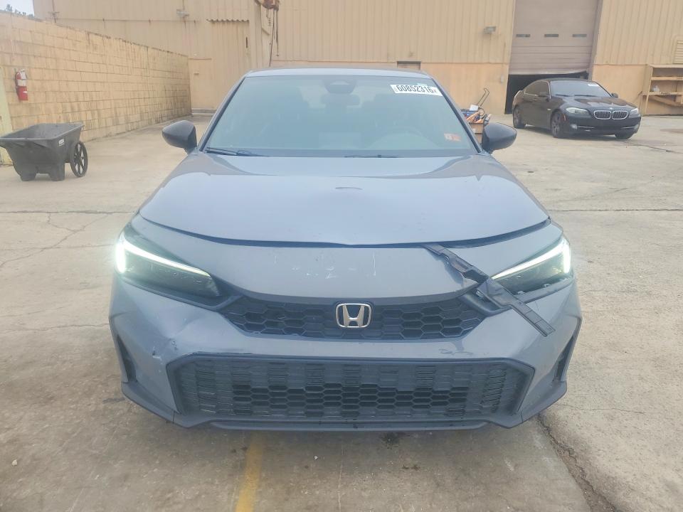 2025 Honda Civic VIN 2HGFE2F50SH519138 COPART salvage auction — FRONT END, Salvage Title, sold $9,900 on 2026-08-21 (photo 5)
