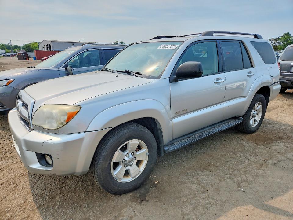 2007 Toyota 4runner VIN JTEBU14R278093400 COPART salvage auction — REAR END, CT - CERTIFICATE OF TITLE, sold $500 on 2026-07-24 (photo 1)