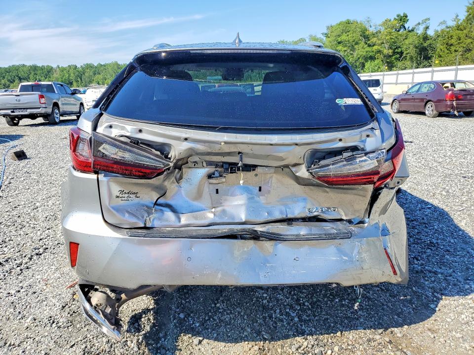 2017 Lexus Rx VIN 2T2ZZMCA5HC037762 COPART salvage auction — FRONT END, Sc - Cert Of Title-Salvage, sold $5,100 on 2026-09-09 (photo 6)