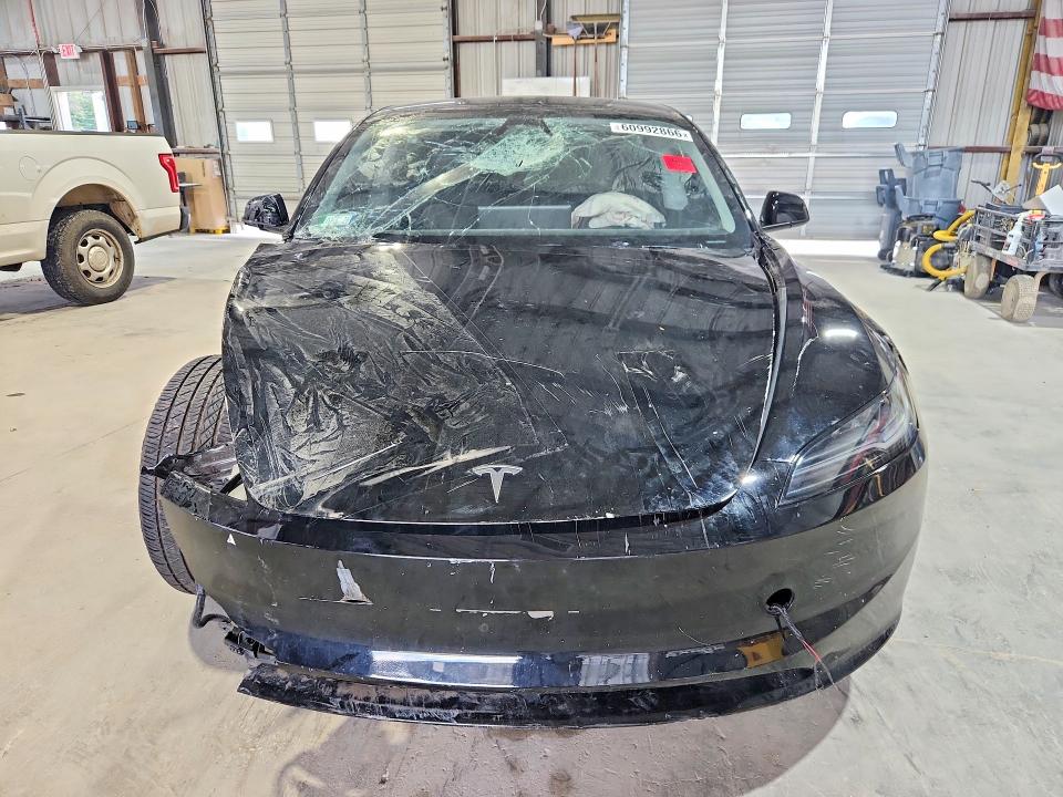 2025 Tesla Model 3 VIN 5YJ3E1EB4SF982294 COPART salvage auction — FRONT END, Il - Salvage Certificate, sold $9,000 on 2026-07-27 (photo 5)