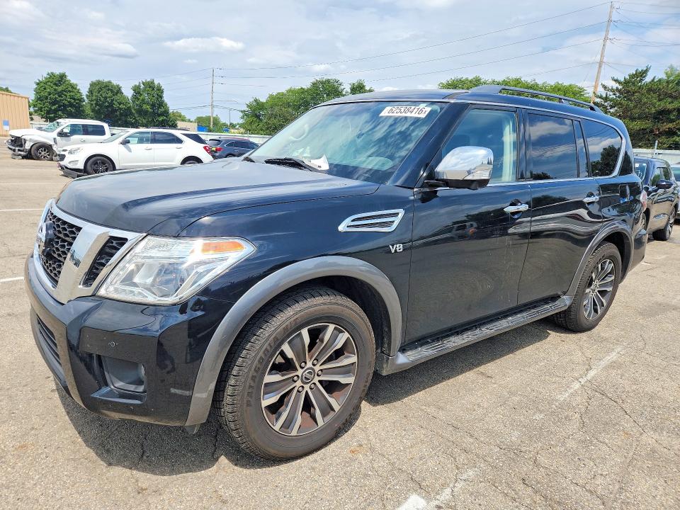 2020 Nissan Armada VIN JN8AY2NC1LX518078 — COPART salvage auction photo