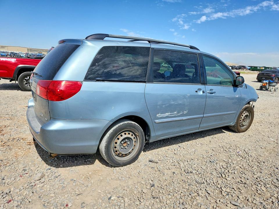 2007 Toyota Sienna VIN 5TDZK23C67S015466 COPART salvage auction — MINOR DENT/SCRATCHES, Ut - Certificate Of Title, sold $350 on 2026-07-28 (photo 3)