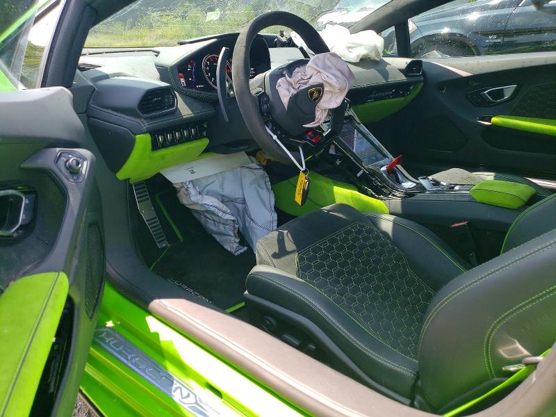 2023 Lamborghini Huracan VIN ZHWUF5ZF1PLA22581 COPART salvage auction — SIDE, Nj - Junk Title Certificate, sold $40,750 on 2026-07-30 (photo 8)