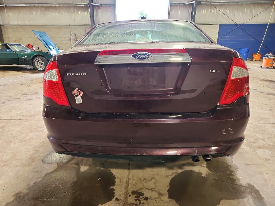 2011 Ford Fusion VIN 3FAHP0JA9BR258421 COPART salvage auction — FRONT END, Pa - Certificate Of Salvage, sold $15 on 2026-07-20 (photo 6)