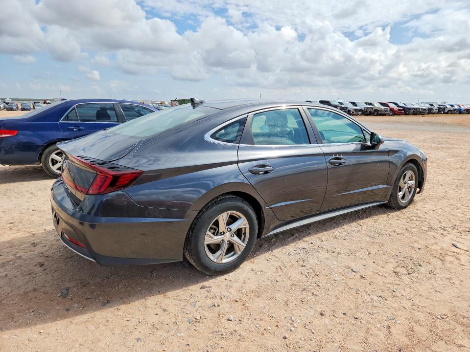 2021 Hyundai Sonata VIN 5NPEG4JA9MH125457 COPART salvage auction — REAR END, Tx - Salvage Vehicle Title, sold $3,600 on 2026-07-22 (photo 3)