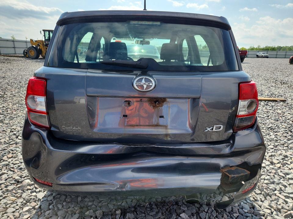 2010 Scion Xd VIN JTKKU4B40AJ055573 COPART salvage auction — REAR END, WI - CERT OF TITLE-REBUILT SALVAGE, sold $525 on 2026-07-27 (photo 6)
