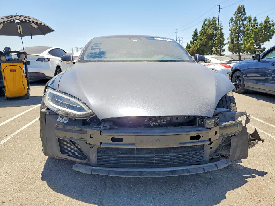 2020 Tesla Model s VIN 5YJSA1E2XLF397034 COPART salvage auction — FRONT END, Ca - Salvage Certificate, sold $12,500 on 2026-09-03 (photo 5)