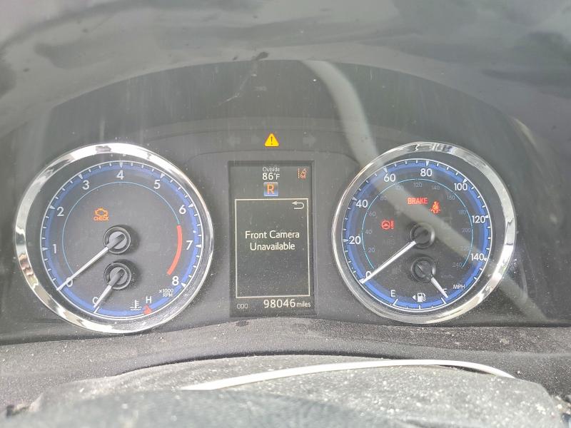 2018 Toyota Corolla VIN 5YFBURHEXJP793025 COPART salvage auction — FRONT END, AL - CERT OF TITLE-SALVAGE TITLE, sold $250 on 2026-07-28 (photo 9)