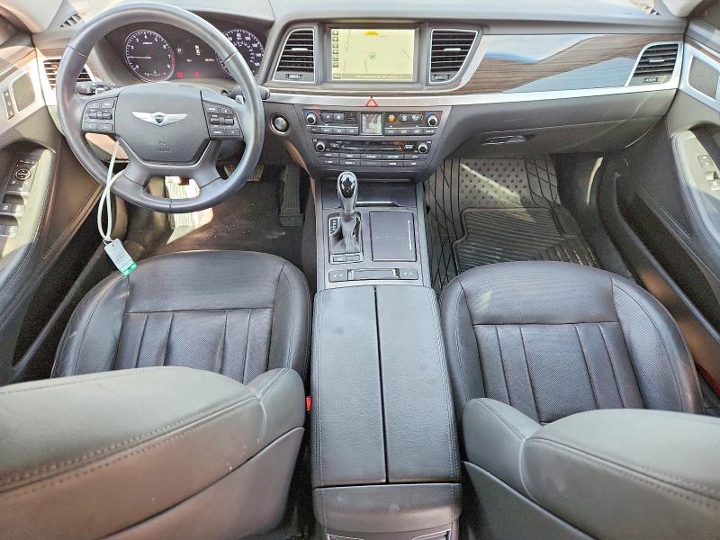 2016 Hyundai Genesis VIN KMHGN4JE1GU126772 COPART salvage auction — FRONT END, Tx - Salvage Vehicle Title, sold $1,000 on 2026-07-30 (photo 8)