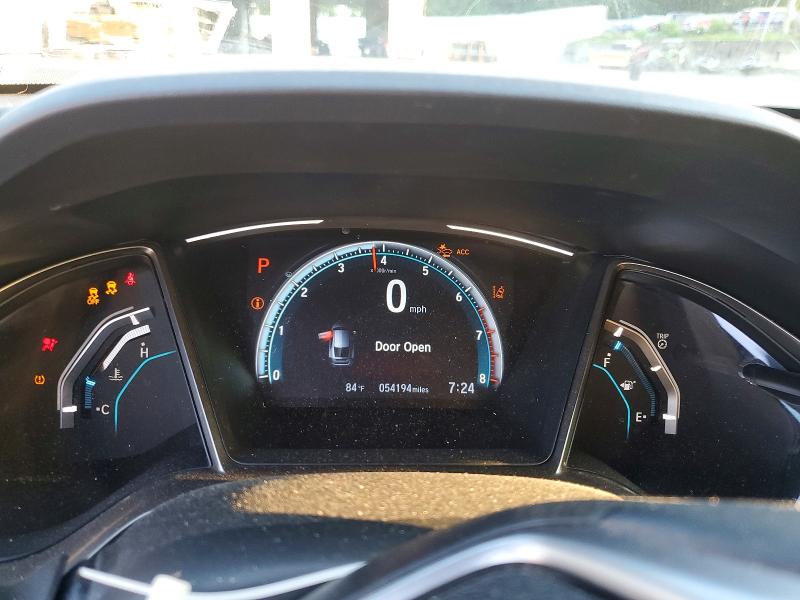2021 Honda Civic VIN SHHFK7H62MU401030 COPART salvage auction — FRONT END, Ny - Mv-907A Salvage Certificate, sold $3,500 on 2026-07-28 (photo 9)