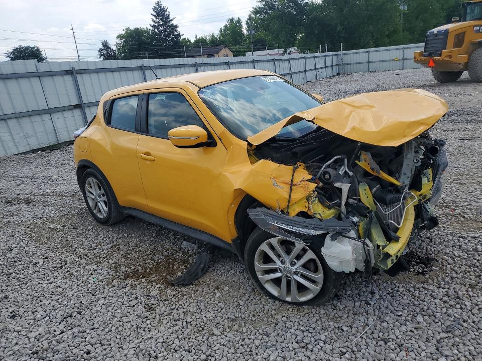2016 Nissan Juke VIN JN8AF5MV8GT650827 COPART salvage auction — FRONT END, Oh - Cert Of Title-Salvage, sold $425 on 2026-07-24 (photo 4)