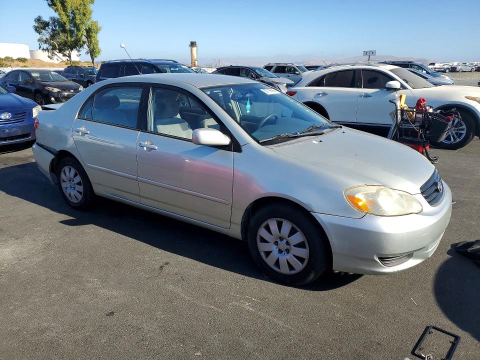 2003 Toyota Corolla VIN JTDBR32E230050329 COPART salvage auction — REAR END, CA - SALVAGE CERTIFICATE, sold $750 on 2026-07-27 (photo 4)