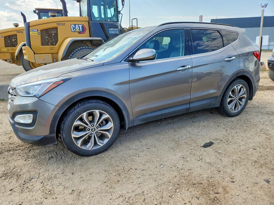 2014 Hyundai Santa fe VIN 5XYZUDLA9EG215384 COPART salvage auction — MECHANICAL, Salvage Title, sold $2,200 on 2026-07-23 (photo 1)