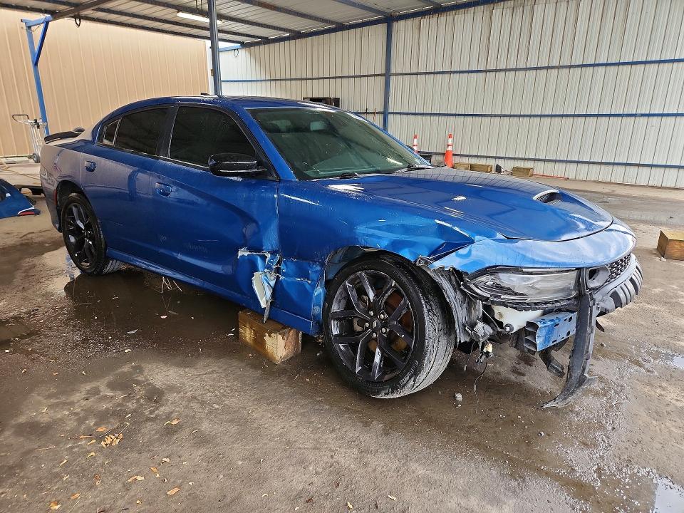2021 Dodge Charger VIN 2C3CDXCT7MH556974 COPART salvage auction — FRONT END, TX - CERT OF TITLE-REBUILT SALVAGE, sold $5,700 on 2026-07-28 (photo 4)