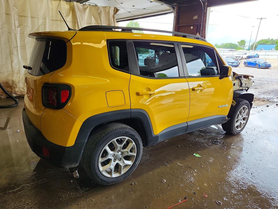 2016 Jeep Renegade VIN ZACCJBBT6GPD09120 COPART salvage auction — FRONT END, Pa - Cert Of Salv-R=Reconstructed, sold $1,100 on 2026-08-06 (photo 3)