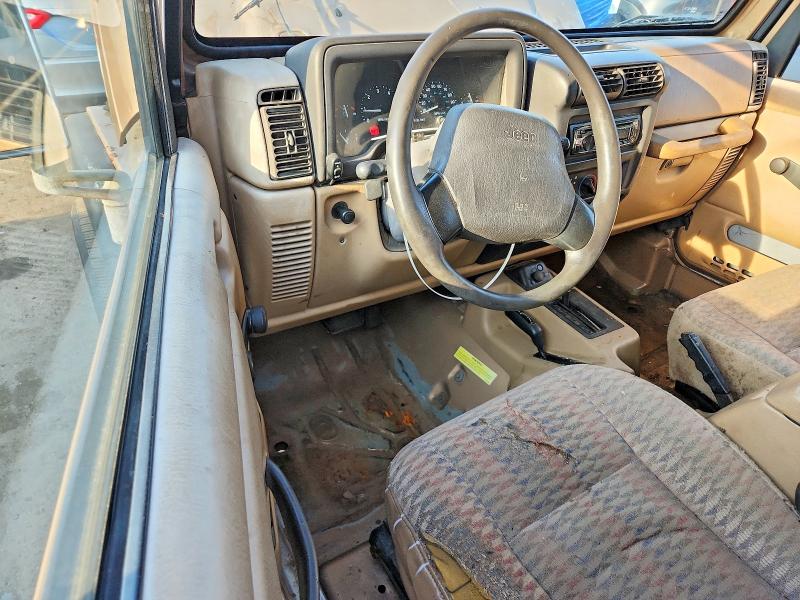 1999 Jeep Wrangler / VIN 1J4FY19S3XP467227 COPART salvage auction — FRONT END, Ct - Certificate Of Title, sold $1,650 on 2026-08-01 (photo 8)