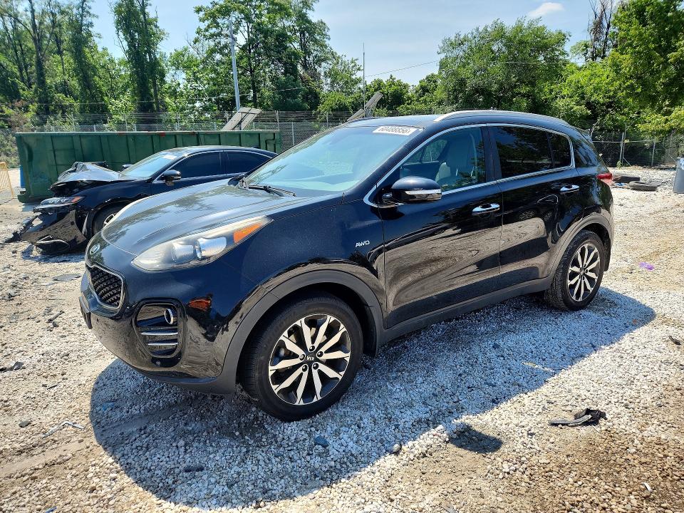 2017 Kia Sportage VIN KNDPNCAC3H7255027 COPART salvage auction — MECHANICAL, MD - CERTIFICATE OF TITLE, sold $2,750 on 2026-07-16 (photo 1)