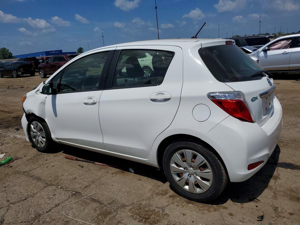2014 Toyota Yaris VIN JTDKTUD32ED579021 COPART salvage auction — FRONT END, Mi - Certificate Of Title, sold $1,900 on 2026-07-14 (photo 2)