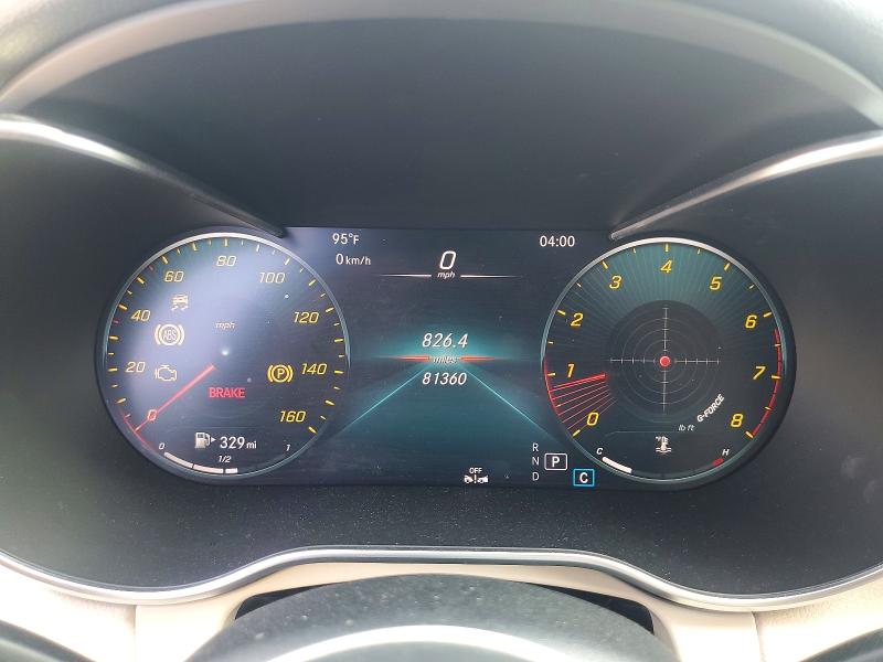 2021 Mercedes-benz C-klasse VIN W1KWF8EB7MR641588 COPART salvage auction — REAR END, PA - CERTIFICATE OF SALVAGE, sold $4,050 on 2026-07-22 (photo 9)