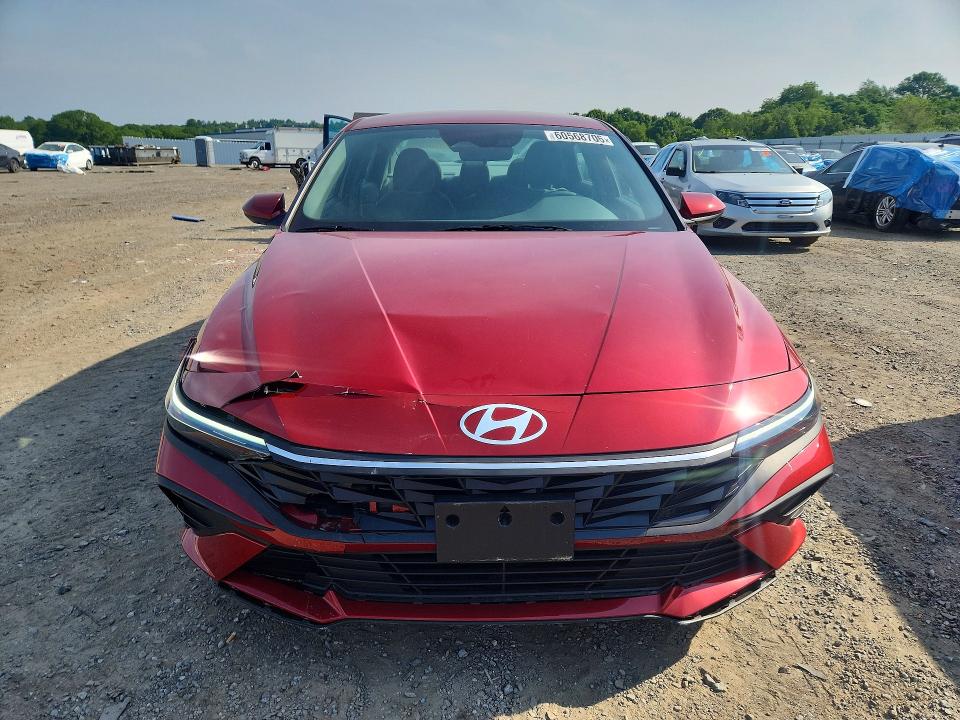 2025 Hyundai Elantra VIN KMHLL4DG3SU089105 COPART salvage auction — FRONT END, MA - CERT OF TITLE-SALVAGE (P), sold $7,300 on 2026-07-29 (photo 5)