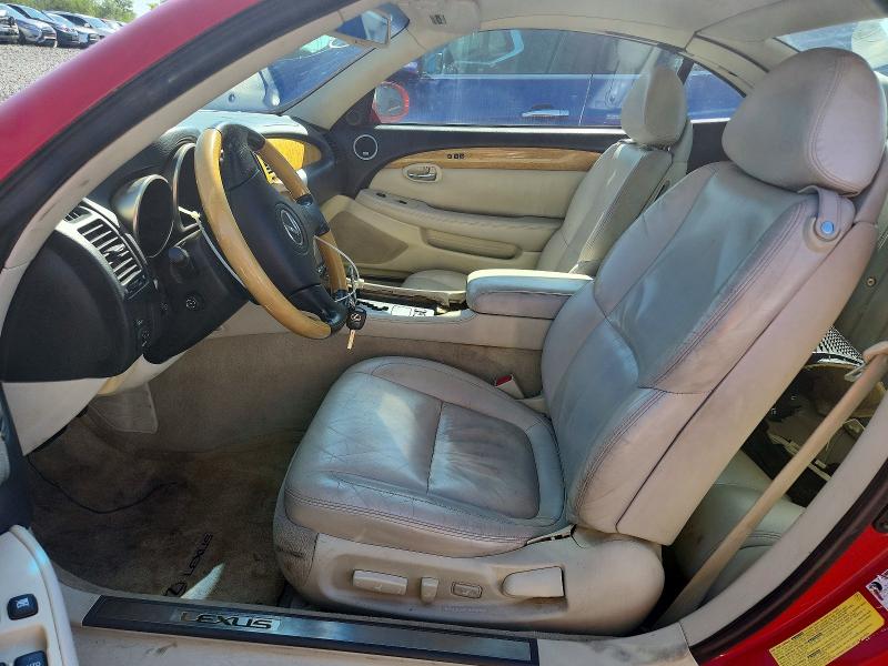2005 Lexus Sc 430 VIN JTHFN48Y450069440 COPART salvage auction — FRONT END, Wi - Certificate Of Title, sold $5,100 on 2026-07-20 (photo 7)