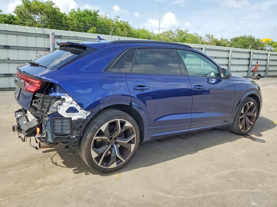 2023 Audi Rs q8 VIN WU1ARBF14PD044045 COPART salvage auction — REAR END, Fl - Cert Of Title Slvg Rebuildable, sold $58,000 on 2026-08-26 (photo 3)