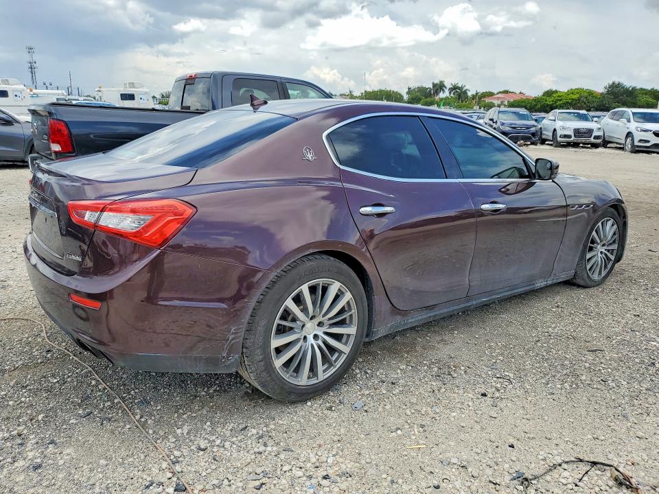 2016 Maserati Ghibli VIN ZAM57XSA0G1173811 COPART salvage auction — MINOR DENT/SCRATCHES, FL - CERT OF TITLE-REBUILT, sold $2,250 on 2026-07-31 (photo 3)