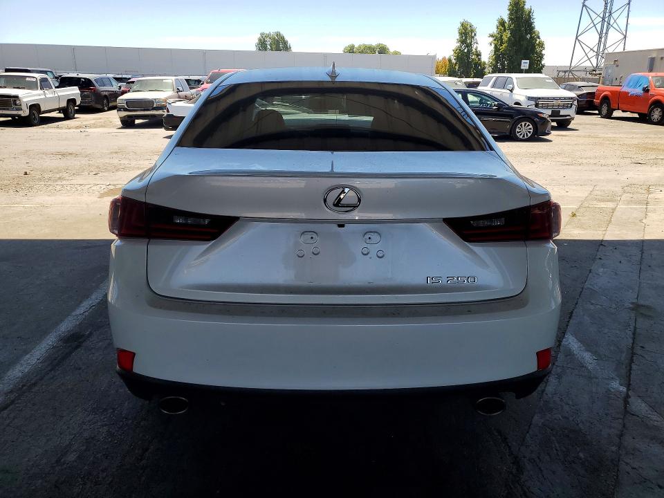 2014 Lexus Is VIN JTHBF1D2XE5035453 COPART salvage auction — FRONT END, CA - SALVAGE CERTIFICATE, sold $2,850 on 2026-07-23 (photo 6)