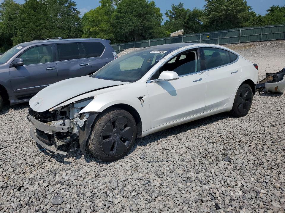 2019 Tesla Model 3 VIN 5YJ3E1EA0KF416009 COPART salvage auction — FRONT END, Tn - Certificate Of Title, sold $3,900 on 2026-07-30 (photo 1)