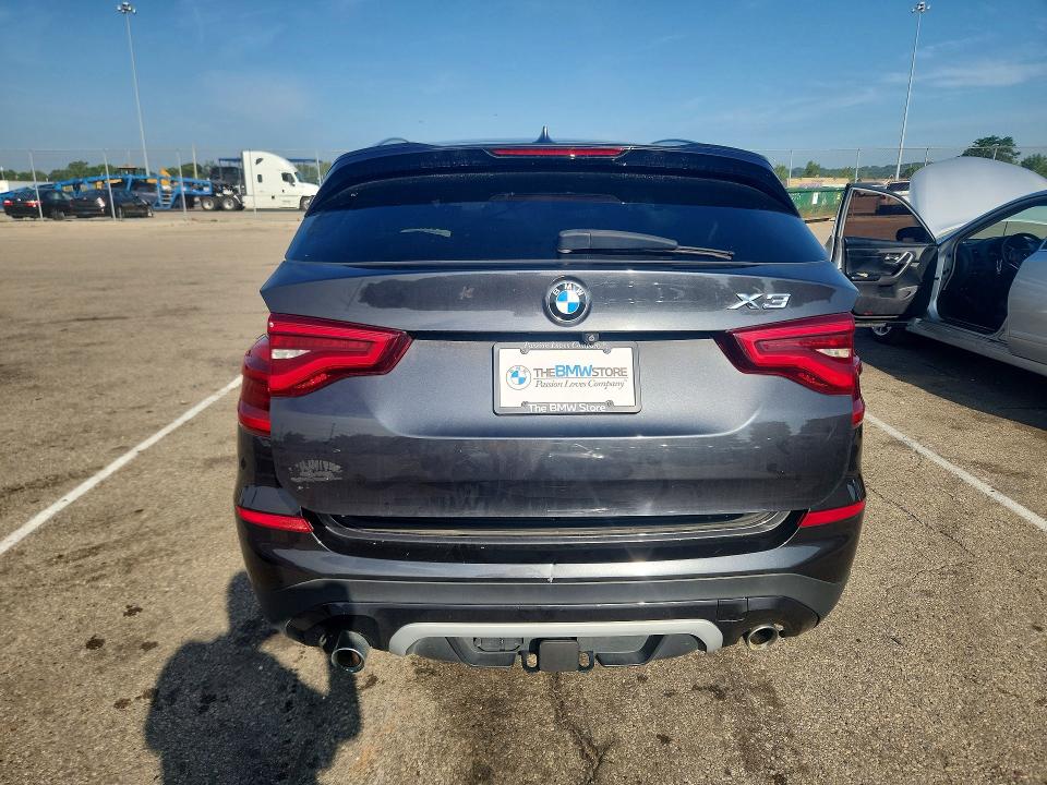 2018 BMW X3 VIN 5UXTR9C50JLC82558 COPART salvage auction — FRONT END, In - Certificate Of Title (P), sold $3,600 on 2026-07-29 (photo 6)