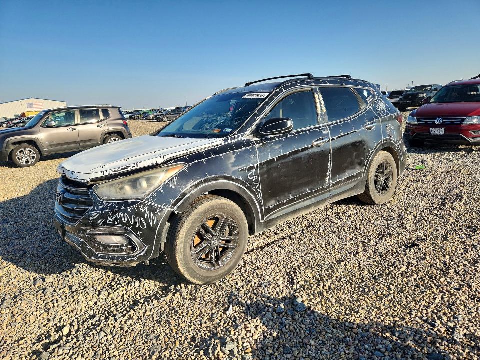 2017 Hyundai VIN 5XYZU3LB2HG398506 COPART salvage auction — FRONT END, Tx - Certificate Of Title (P), sold $3,600 on 2026-07-28 (photo 1)