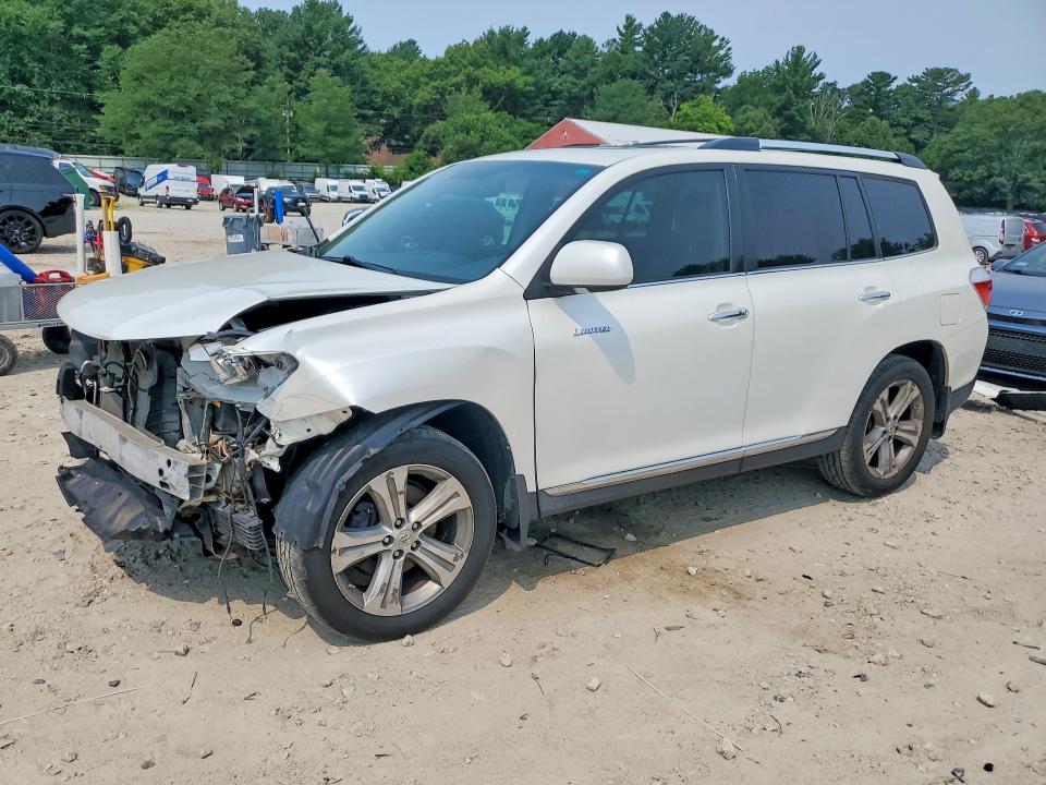 2012 Toyota Highlander VIN 5TDDK3EH9CS120859 COPART salvage auction — FRONT END, MA - CERT OF TITLE-RECONSTRCTD COLL, sold $3,650 on 2026-07-27 (photo 1)