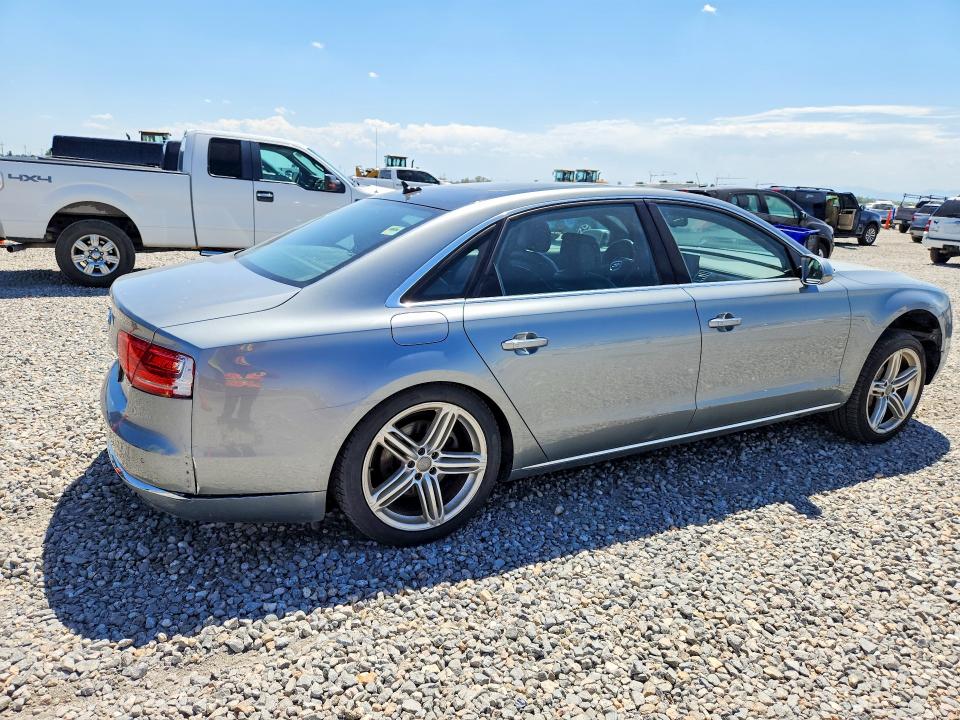 2013 Audi A8 VIN WAURGAFD0DN019947 COPART salvage auction — REAR END, Co - Dis/Dlr/Exp Only Clean Title, sold $2,000 on 2026-07-30 (photo 3)