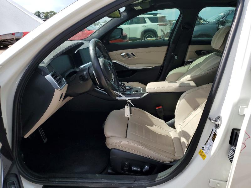 2021 BMW 3er VIN 3MW5R1J0XM8B76448 COPART salvage auction — FRONT END, Tx - Salvage Vehicle Title, sold $13,300 on 2026-08-25 (photo 7)