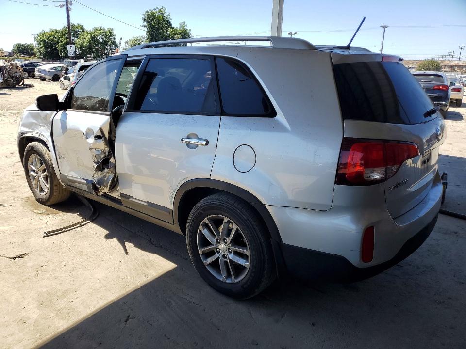2015 Kia Sorento VIN 5XYKT4A67FG613343 COPART salvage auction — SIDE, CA - SALVAGE CERTIFICATE, sold $325 on 2026-07-27 (photo 2)