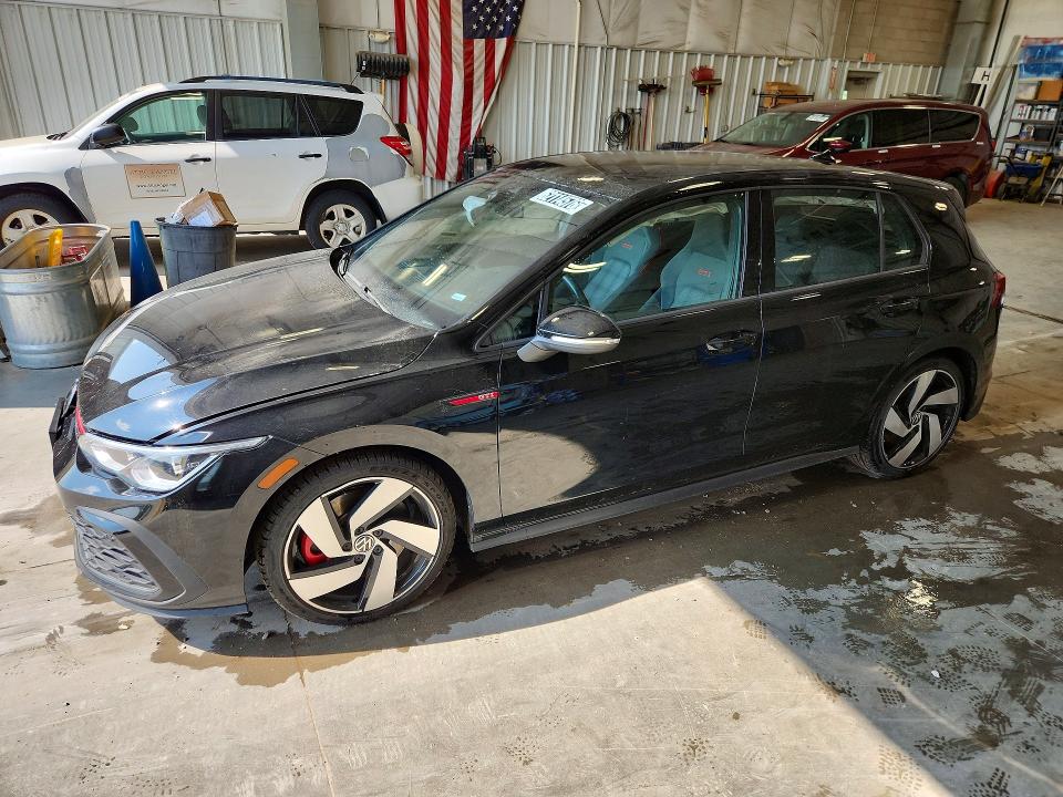 2024 Volkswagen Gti VIN WVWGA7CDXRW214653 COPART salvage auction — REAR END, IA - CERTIFICATE OF TITLE (P), sold $7,800 on 2026-07-27 (photo 1)