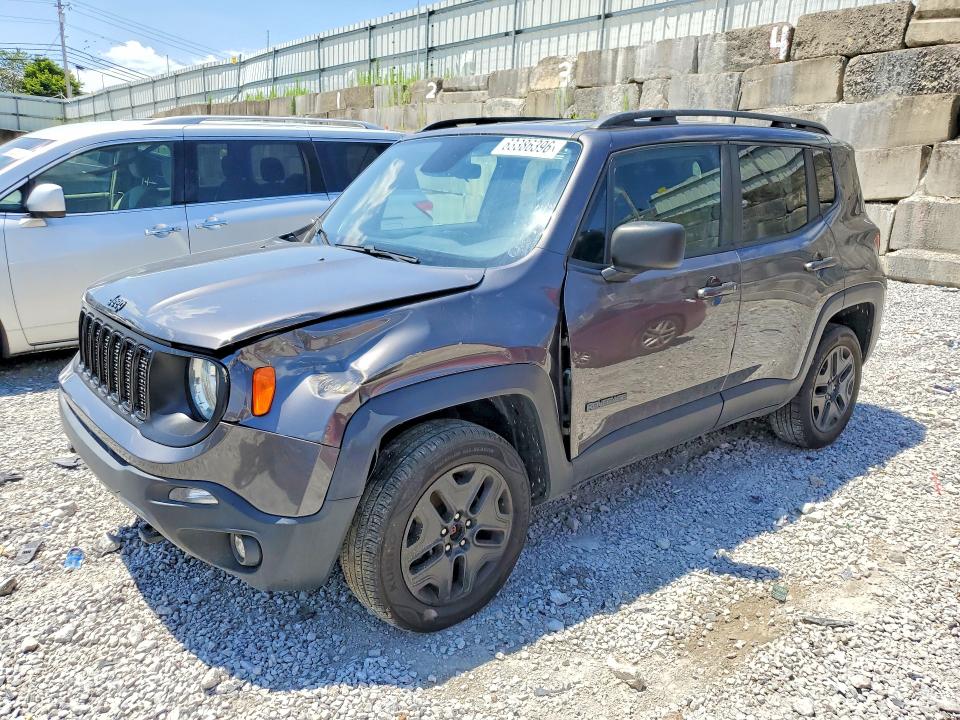 2019 Jeep Renegade VIN ZACNJBAB1KPK55247 COPART salvage auction — FRONT END, KY - CERTIFICATE OF TITLE, sold $1,600 on 2026-08-14 (photo 1)
