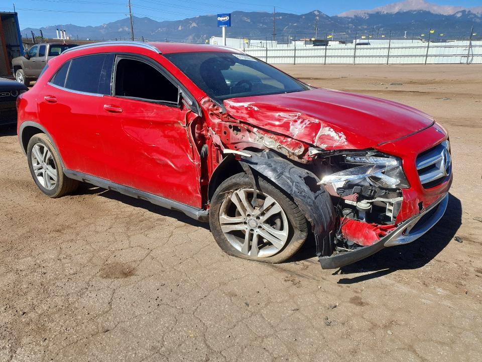 2016 Mercedes-benz Gla-klasse VIN WDCTG4GB0GJ209048 COPART salvage auction — FRONT END, Co - Dis/Dlr/Exp Only Clean Title, sold $1,500 on 2026-07-27 (photo 4)