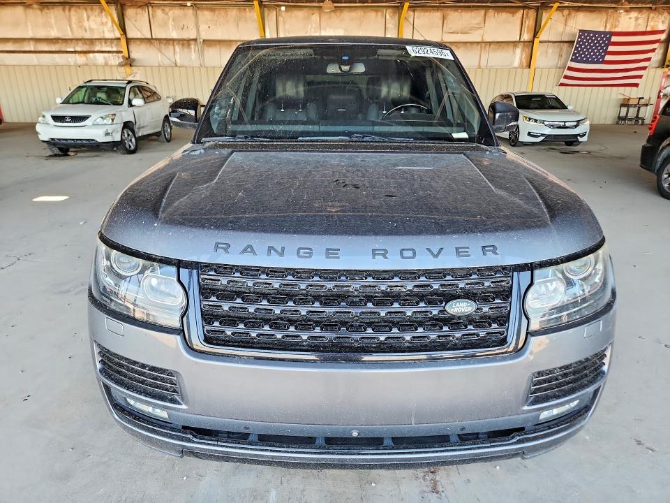 2016 Land rover RANGE ROVER VIN SALGS2EF8GA267479 COPART salvage auction — MINOR DENT/SCRATCHES, Az - Dealer Only Clean Title (P), sold $7,500 on 2026-08-19 (photo 5)